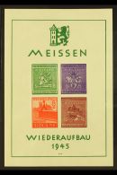 MEISSEN 1946 Reconstruction Miniature Sheet, Michel Block 1, Never Hinged Mint, For More Images, Please Visit... - Sonstige & Ohne Zuordnung