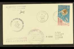 TAAF 1966 (31 Dec) Cover To Austria Bearing 1965 30f UIT Air Stamp (Maury 9), Tied Neat Terre Adelie Cds,... - Other & Unclassified