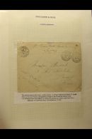 NIGER POSTAL HISTORY COLLECTION 1904-84 Wonderful Collection In An Album Which Includes 1904 Stampless Military... - Autres & Non Classés