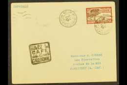 NEW CALEDONIA 1938 Envelope From New Caledonia To France Bearing 20c Stamp Tied By Noumea Cds, Alongside Fine... - Autres & Non Classés