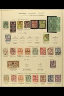 MOROCCO 1891 To 1927 Mint & Used Collection On Album Pages, Highlights Include The 1891 Basic Set To 1p On 1f... - Altri & Non Classificati