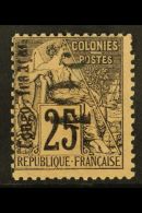 CONGO 10c On 25c, Small "O", Reading Upwards, Yv 5b, Very Fine Mint Small Part Og. For More Images, Please Visit... - Autres & Non Classés