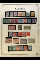 ALGERIA 1924-1958 COMPREHENSIVE COLLECTION On Leaves, All Different Mint & Used Stamps, Almost COMPLETE For... - Autres & Non Classés