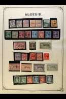 ALGERIA 1924-1958 COMPREHENSIVE COLLECTION On Leaves, All Different Mint & Used Stamps, Almost COMPLETE For... - Sonstige & Ohne Zuordnung