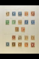 1853-1944 USED COLLECTION An Old Time Collection On Album Pages Which Includes 1853-61 Imperf Napoleons To 40c X2,... - Autres & Non Classés