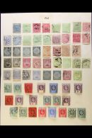 1871-1906 OLD COLLECTION On A Page, Mint Or Used, Inc 1871 1d & 1872 6c On 3d Unused, 1878-1902 Values To 1s... - Fidschi-Inseln (...-1970)