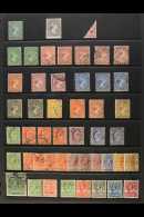 1878-1937 USEFUL MINT AND USED ASSEMBLY Includes 1878-79 6d Blue-green (no Wmk) Unused, 1889-91 4d Olive... - Falklandinseln