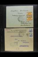 1911-1935 COVERS & CARDS. An Interesting Group, Inc 1911 Postcard With Cyrillic Railway "Revel" Cds, 1927... - Estonia