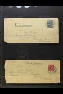 POSTAL STATIONERY COVERS / POSTAL HISTORY. An Interesting Collection Of P.S. Covers & Wrappers Dating From The... - El Salvador