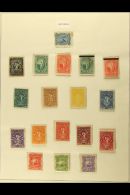 1867-1930 ALL DIFFERENT COLLECTION In Old Hingeless Mounts On Leaves, Mostly Mint Stamps, Inc Various Overprints... - El Salvador