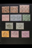 1879 - 1888 PYRAMIDS USED BLOCKS. A Beautiful Group Of Pyramid Stamps In Very Fine Used Blocks Of 4 Or 6 Including... - Sonstige & Ohne Zuordnung