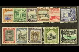 1934 Pictorial Set Complete, SG 133/43, Mint, Heavy Hinge Remains But Fresh & Attractive (11 Stamps) For More... - Autres & Non Classés