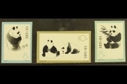 1963 Giant Pandas Set Complete, Variety "IMPERF", SG 2116/8, Very Fine Never Hinged Mint. (3 Stamps)  For More... - Autres & Non Classés