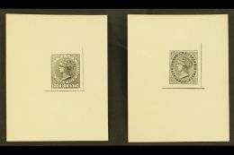 SPERATI PHOTOGRAPHIC PROOFS For The 1872 4c & 24c Issues, Each Approx Size 70x90mm. (2 Items) For More Images,... - Ceylon (...-1947)