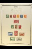 1937-72 FINE MINT / NHM COLLECTION CAT £500+ Mostly Presented On Scott Album Pages. Includes 1937-38 Set To... - Other & Unclassified