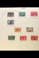 1859-1939 MINT & USED COLLECTION ON OLD ALBUM LEAVES With Much Of Interest. Note 1868-90 ½c Large Queen... - Altri & Non Classificati