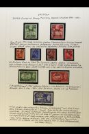 1943-1951 SMALL HIGH QUALITY COLLECTION With ERITREA 1948 2s50 On 2s6d And 5s On 5s Used, 1951 Complete Set Used;... - Africa Orientale Italiana