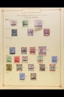 1885-1921 OLD TIME MAINLY MINT COLLECTION On Pages, Incl. 1885-88 12pi On 2s 6d, 1902-05 To 12pi On 2s 6d, Br.... - Levante Britannico