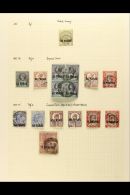 1885-1921 MINT & USED COLLECTION On Leaves, Inc 1902-05 To 12pi On 2s6d Used, 1921 To 90pi On 5s Used, 1921... - Britisch-Levant