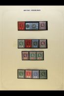 1902-1951 COMPREHENSIVE FINE MINT COLLECTION In Hingeless Mounts On Leaves, ALL DIFFERENT, Inc 1902-04 Set (ex... - Brits-Honduras (...-1970)