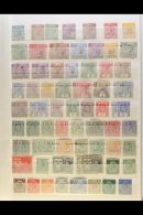 1865-1953 OLD RANGES On Stock Pages, Mint & Used, Inc 1865 1d Unused, 1872-79 Perf 12½ 3d & 1s... - Honduras Britannique (...-1970)