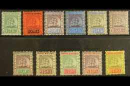 1905-7 Ship Defins, Wmk Mult Crown CA Set, SG 240/50, Good To Fine Mint (11). For More Images, Please Visit... - Brits-Guiana (...-1966)