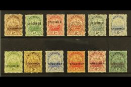 1922-34 "Caravel" Multi Script CA Wmk "SPECIMEN" Set, SG 77s/87s, Very Fine Mint Overprinted Or Perforated Set.... - Bermudes