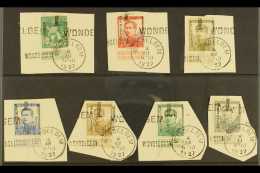 RAILWAY PARCELS 1915 Complete Set To 50c (stamps With 'Sunday Labels') With FORGED "Chemins De Fer / Spoorwegen"... - Autres & Non Classés