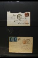 EARLY RAILWAY COVERS COLLECTION 1860-69 Collection Of Covers And Entires Showing A Good Range Of Railway And TPO... - Sonstige & Ohne Zuordnung