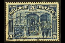 1915 - 22 5fr Blue Inscribed "Franken", SG 193, Very Fine Used, Well Centered For This. For More Images, Please... - Autres & Non Classés