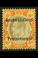 POSTAL FISCAL 1910 6d Black & Brown-orange Overprint On Transvaal, SG F1, Fine Used With "Mafeking /... - Andere & Zonder Classificatie