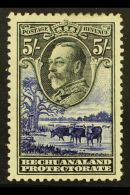 1932 5s Black And Ultramarine "Baobab Tree And Cattle", SG 109, Fine Mint. For More Images, Please Visit... - Other & Unclassified