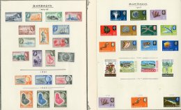 1953-79 VERY FINE MINT COLLECTION Includes 1953-61 Complete Definitive Set, 1965 Marine Life Complete Definitive... - Barbados (...-1966)