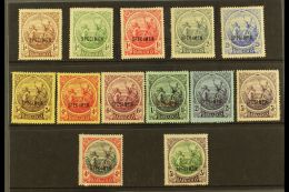 1916-20 Seal Of The Colony Set Complete Incl 1918 New Colours, Overprinted "Specimen", SG 181s/191s &... - Barbades (...-1966)