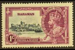 1935 1s Slate And Purple, Silver Jubilee, Variety "Dot By Flagstaff", SG 144h, Very Fine And Fresh Mint. For More... - Autres & Non Classés