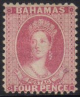 1882 4d Rose, Wmk Crown CA, Perf 12, SG 41, Mint With Part Original Gum. For More Images, Please Visit... - Sonstige & Ohne Zuordnung