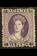 1863-77 6d Deep Violet, Wmk Crown CC, Perf.12½, SG 31, Fine, Never Hinged Mint, BP Basel Certificate... - Andere & Zonder Classificatie