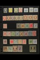 1858-1918 MINT COLLECTION On Stock Pages, Inc 1858-59 15k (reprint), 1860-61 2k (short Perfs & Gum Creases),... - Other & Unclassified