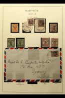 1946-48 OCCUPATION FORCE A Used Group On A Page Including Set To 2s, SG J1/6 With 1d & 3d "on Piece" And A 3d... - Sonstige & Ohne Zuordnung