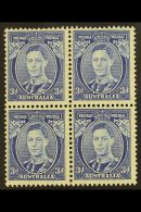 1937-49 3d Bright Blue Perf 13½x14 Die II Ordinary Thin Paper, SG 168ca, Fine Mint (two Stamps Never... - Andere & Zonder Classificatie