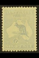 1915-27 6d Dull Blue Roo, 3rd Wmk (narrow Crown), SG 38b (BW 19), Fine Mint. For More Images, Please Visit... - Other & Unclassified