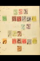 1913-49 Used Assortment On Pages And In Packets, Includes 1913-14 Kangaroo's To 9d, 19`5-27 Kangaroo's To 6d, "OS"... - Andere & Zonder Classificatie