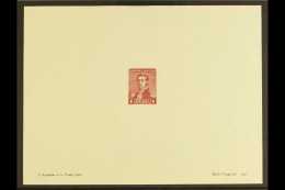 HELIO VAUGIRARD PROOF 1951 Helio-Vaugirard Sample Die Proof Of The 1892-95 1p Lake San Martin (Scott 103, SG 152).... - Other & Unclassified