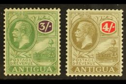 1921-9 3s Green & Violet, 4s Grey-black & Red, Wmk Script CA, SG 79/80, Very Fine Mint (2). For More... - Other & Unclassified