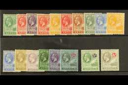 1921-29 Complete Script Set SG 62/80, Incl. Both 1d And 2½d Shades, Fine Mint. (18 Stamps) For More Images,... - Other & Unclassified
