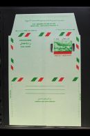 1972 8a On 14a Type I Postal Stationery Aerogramme With GREEN COLOUR PRINTED DOUBLE AND MISSING BLACK COLOUR... - Afghanistan