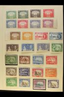 1937-1964 FINE MINT COLLECTION On Leaves, ALL DIFFERENT, Inc 1937 Dhow Set To 2r, 1939-48 Set (ex 5r), 1953-63... - Aden (1854-1963)