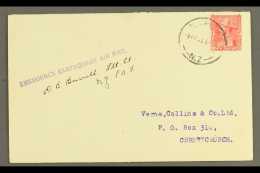 DISASTER COVERS 1931 (6 Feb) Cover Addressed To Christchurch, Bearing 1d Stamp Tied By "Napier" Cds Cancel And... - Non Classificati