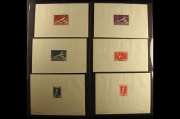 ART - GOYA PROOFS 1948 Spectacular Set Of Ten HELIO-VAUGIRARD Sample Die Proofs Of The Spain 1930 "Death Centenary... - Zonder Classificatie