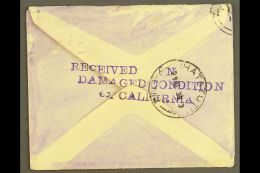 CRASH MAIL 1938 (23 Nov) Cover From Aldershot, England To New Zealand Flown On 'Calpurnia' Flying Boat That... - Autres & Non Classés